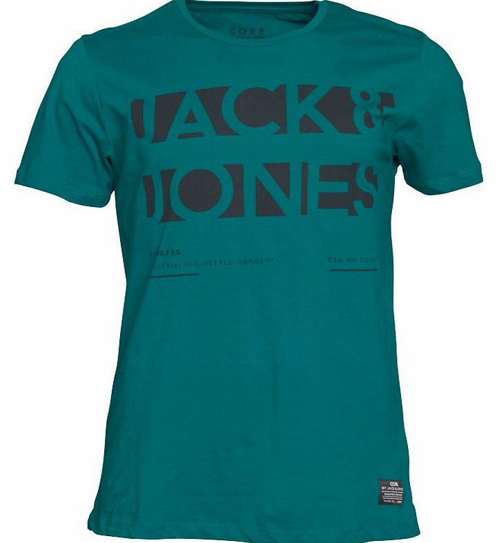 JACK AND JONES Mens Coffee T-Shirt Everglade