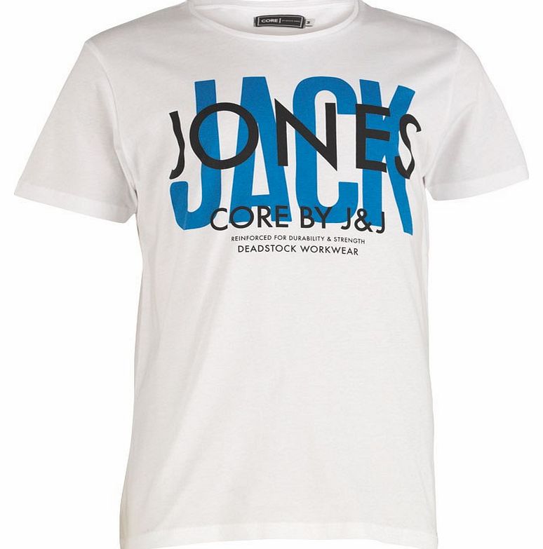 JACK AND JONES Mens French T-Shirt White