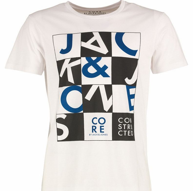 Mens Grid T-Shirt White