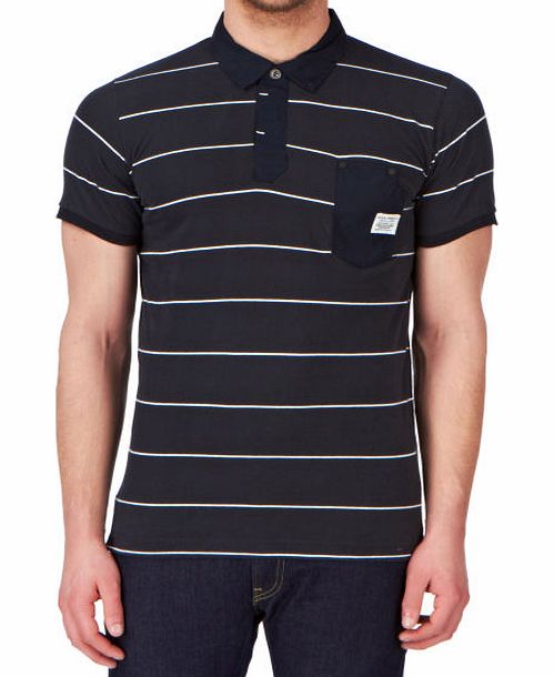 Jack and Jones Mens Jack And Jones Corey Polo Shirt - Black Navy