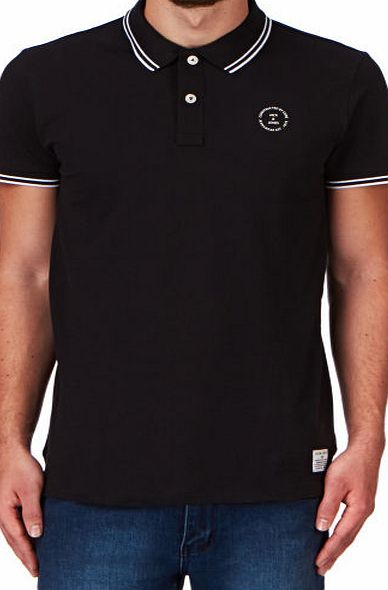 Jack and Jones Mens Jack and Jones Thom Polo Shirt - Black