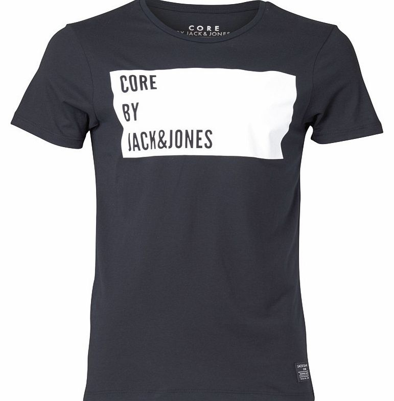 JACK AND JONES Mens JJCO Boom T-Shirt Black