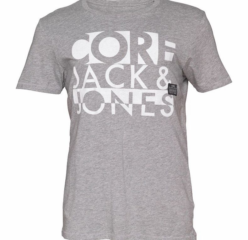 Mens Mike T-Shirt Light Grey Marl