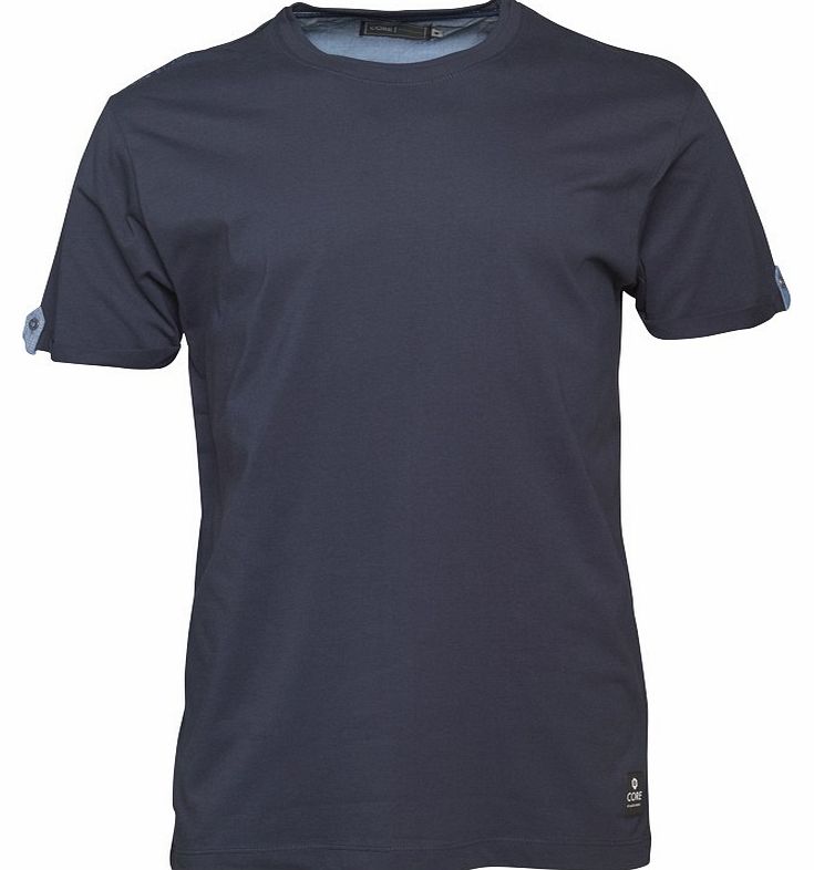 Mens More T-Shirt Black Navy