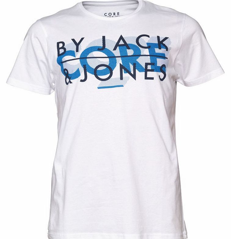 JACK AND JONES Mens Pedro T-Shirt Opt White