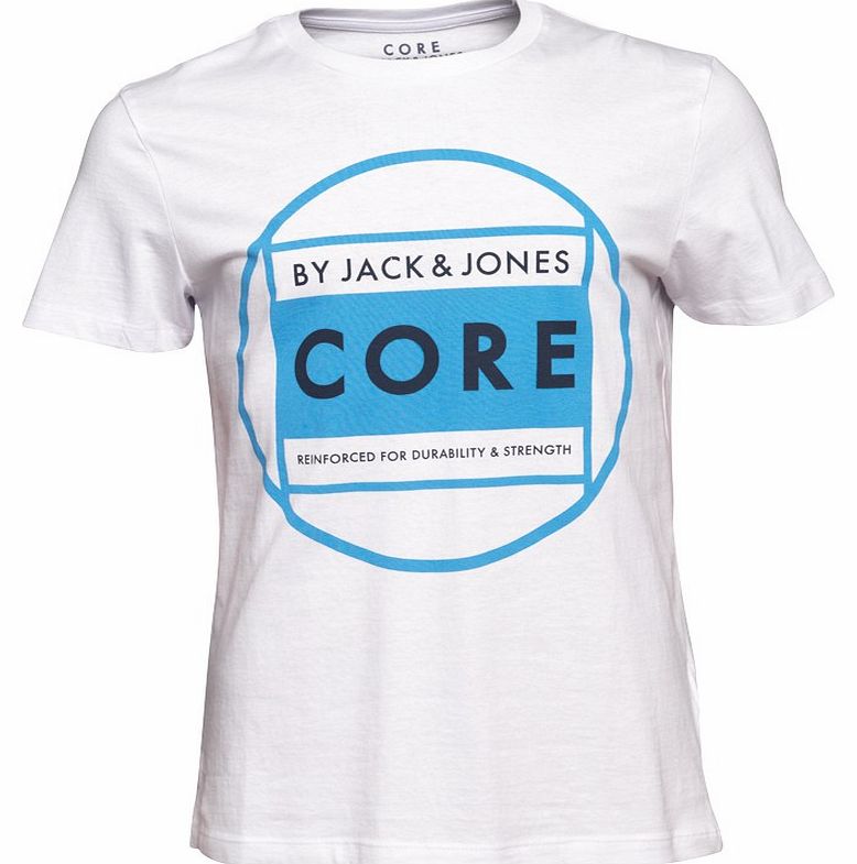 JACK AND JONES Mens Proper T-Shirt Combi 3 White