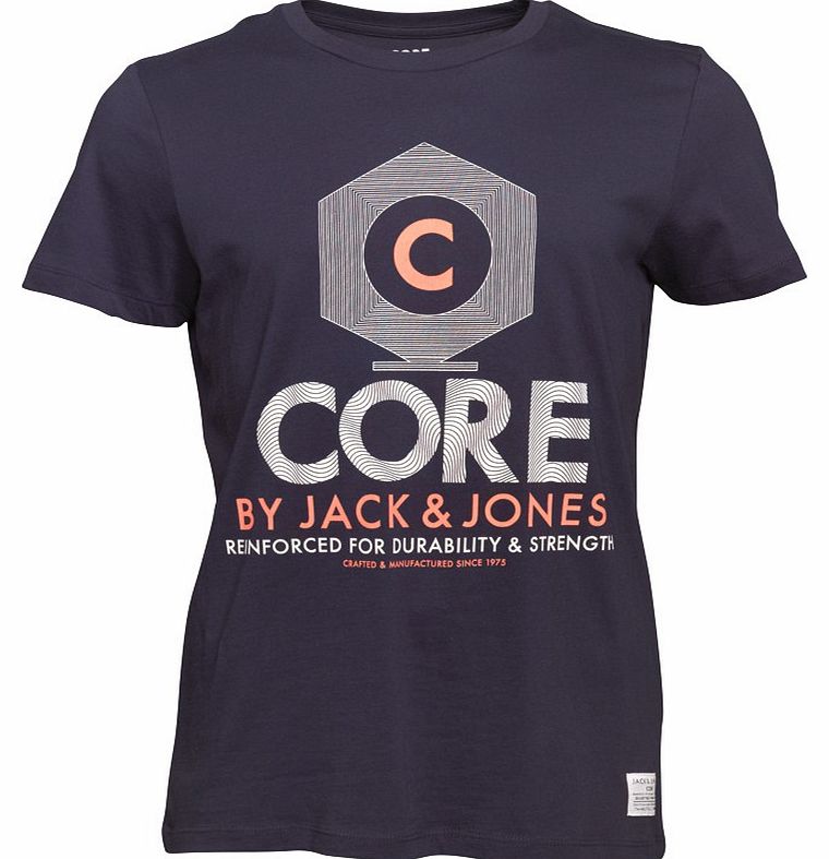 JACK AND JONES Mens Simple T-Shirt Combi 1