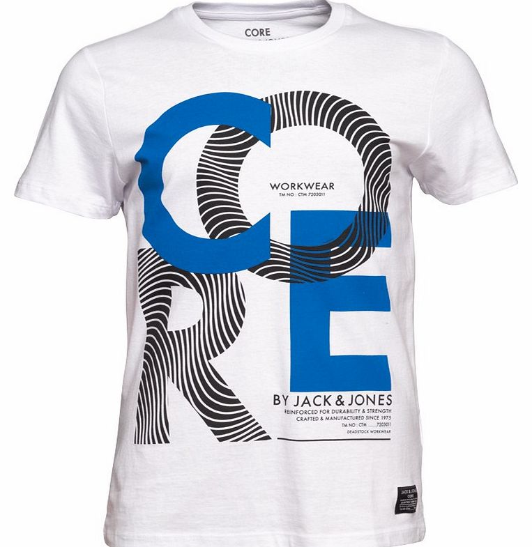 Mens Simple T-Shirt Combi 4 White
