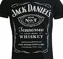 JACK DANIELS Classic Logo Mens Medium T-Shirt