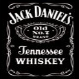 Jack Daniels Classic Logo (Zip) Hoodie