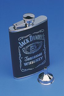 jack daniels hip flask