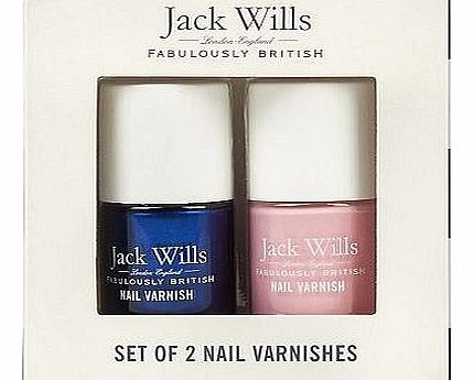 Jack Wills Ladies Nail Polish Duo Gift 10180036
