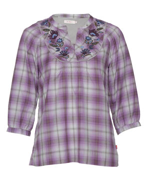 Jackpot Edita Check Blouse