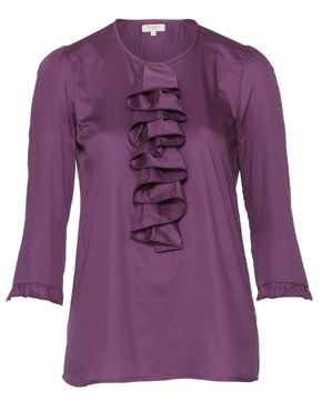 Jackpot Jenice Ruffle Front Blouse