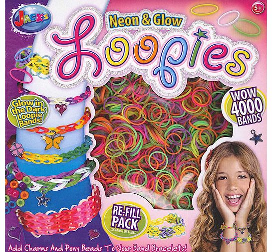 Neon & Glow Loopies Refill Pack - 4000