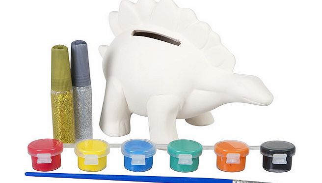Jacks Paint Your Own Dino Money Box