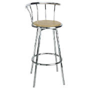 Jackson Bar Stool, Oak Effect