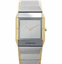 Jacob Jensen Ladies Sapphire Silver Gold Watch