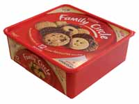 Jacobs Biscuits Crawfords Family Circle assorted tub of biscuits