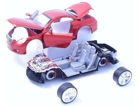 Lexus SC 430 (1:24 Kit scale in Red)