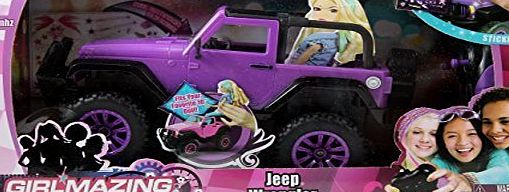 Jada Toys GIRLMAZING Big Foot Jeep R/C Vehicle (1:16 Scale), Purple by Jada Toys