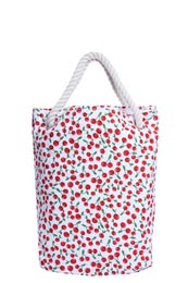 Cherry Print Large Shopper Bag