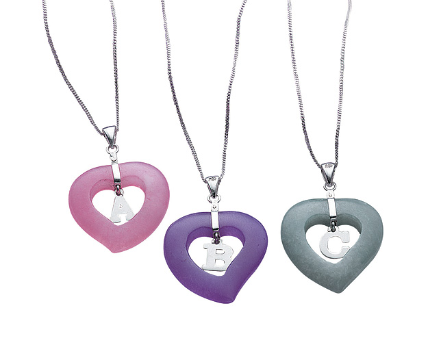 Initial Pendant, Green