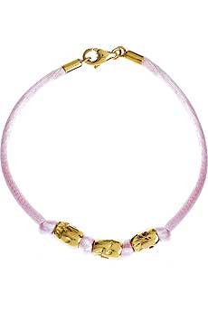 Jade Jagger Pink cord bracelet