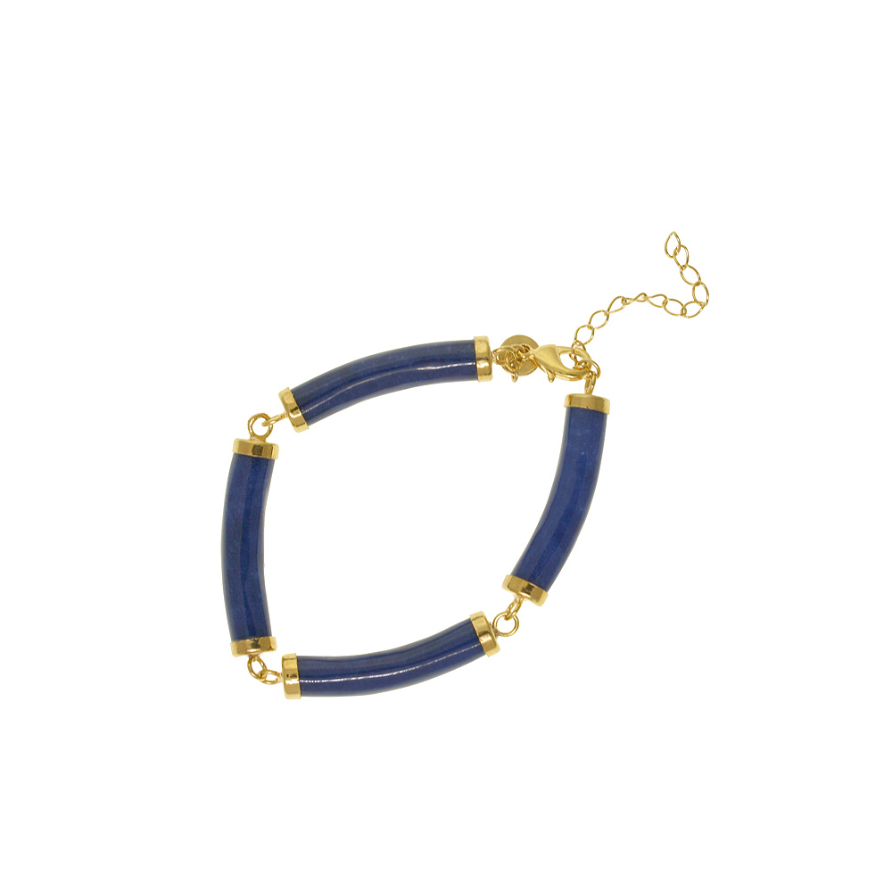 jade Section Bracelet - Navy