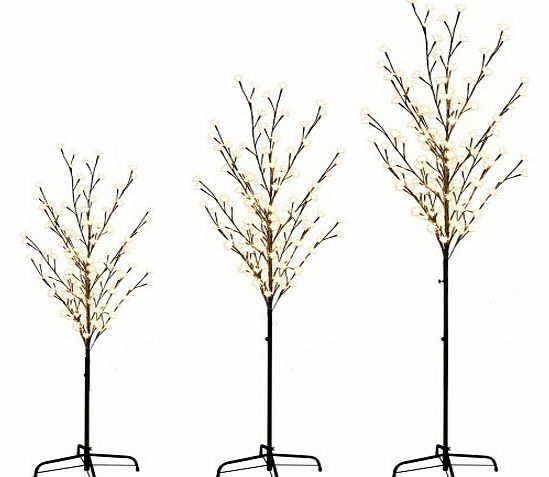 LCHTB01 LED Tree DIFFERENT SIZES (Height: approx. 6 ft / 180 cm (with 160 LEDs))