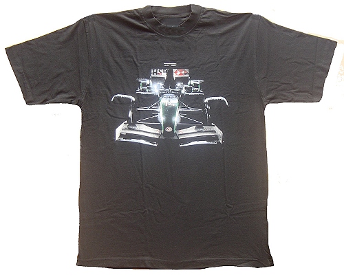 Jaguar Car Print T-Shirt Black
