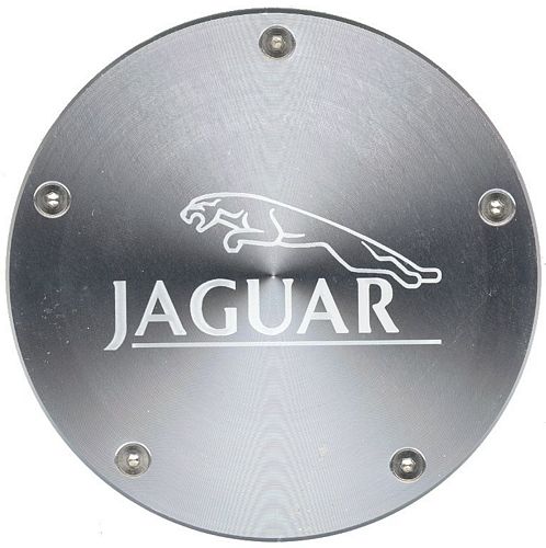 Jaguar Logo Steel Tax Disc Holder