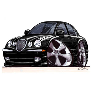 jaguar S Type - Charcoal Kids T-shirt