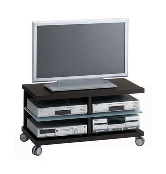 Power Play Compact LCD TV Unit in Wood