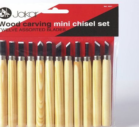Jakar Wood Carving Set 12 Pk