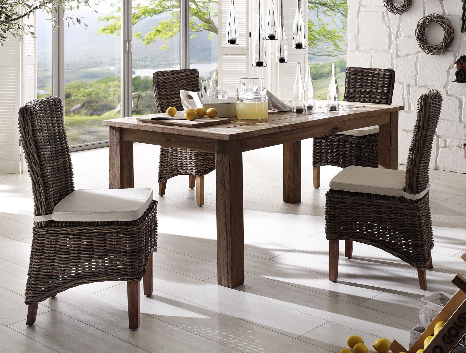 Jakarta Reclaimed Teak Outdoor Dining Table