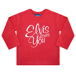 Jakes Elvis Loves You Childrens T Shirt