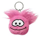 Jakks Disney Club Penguin Keychain 2 Inch Plush Puffle Pink