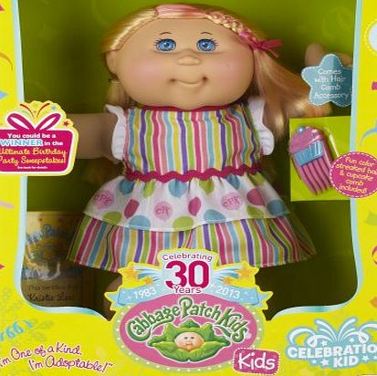 Jakks Pacific 14-inch Cabbage Patch Kid with Straight Blonde Hair