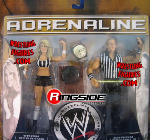 Jakks WWE Adrenaline Series 20 Shawn Michaels and Trish 2 Pack