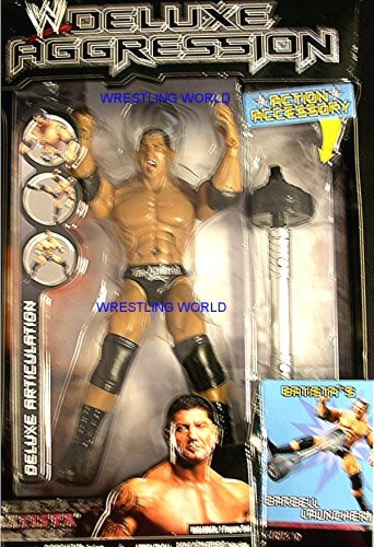 Jakks WWE Deluxe Aggression 10 BATISTA Wrestling Figure