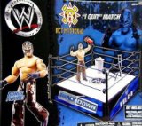 WWE I QUIT SPRING RING WITH REY MYSTERIO FIGURE