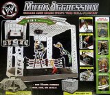 Jakks WWE Micro Aggression Hell In A Cell and Money In The Bank Playset