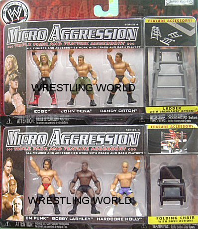 Jakks WWE Micro Aggression Series 4 2 x Full Sets