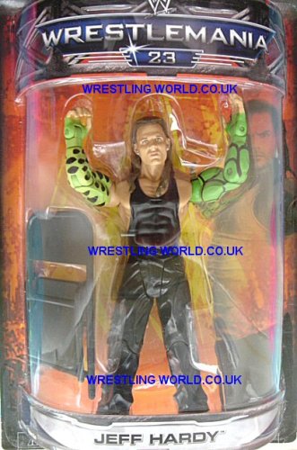 Jakks WWE ROAD TO WRESTLEMANIA 23 JEFF HARDY WRESTLING FIGURE