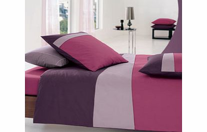 Jalla Rainbow Framboise Bedding Fitted Sheet Double