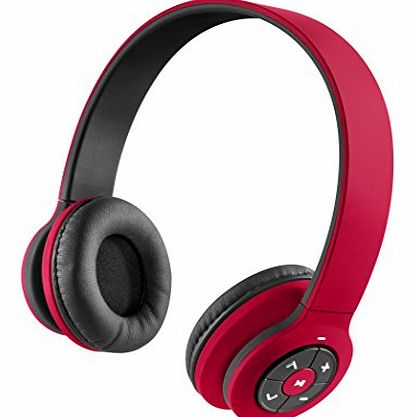  Transit Bluetooth Headphone with Microphone - Red