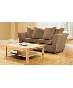Jamelia Large Scatterback Sofa - Camel