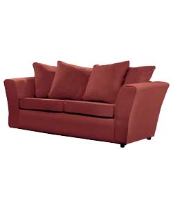 Jamelia Large Scatterback Sofa - Wine