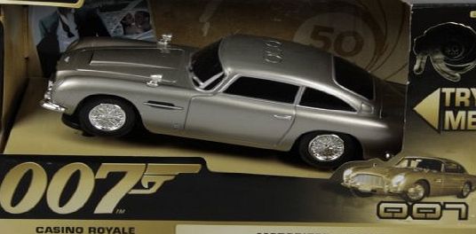 James Bond - RICHMOND TOYS - TOYSTATE James Bond 50th Anniversary! Aston Martin DB5 - Motorised Light amp; Sound. Car size approx 15cm (Casino Royale)